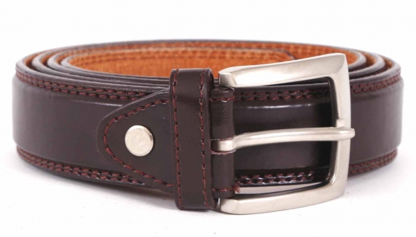 2729 BROWN 1.25" Belt With Smooth Finish